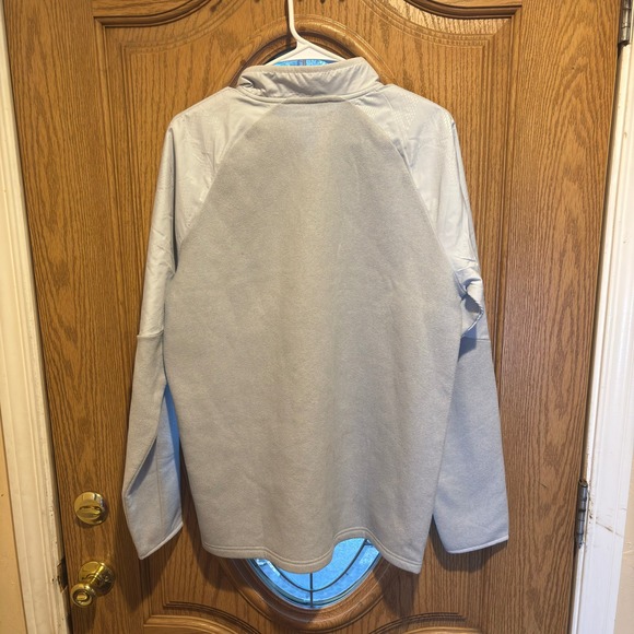 NWT Under‎ Armour Mens Pullover Gray Long Sleeve Quarter Zip Activewear Top - M - Picture 2 of 7